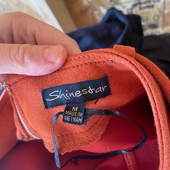 Orange Midi Skirt - Picture 2 of 2